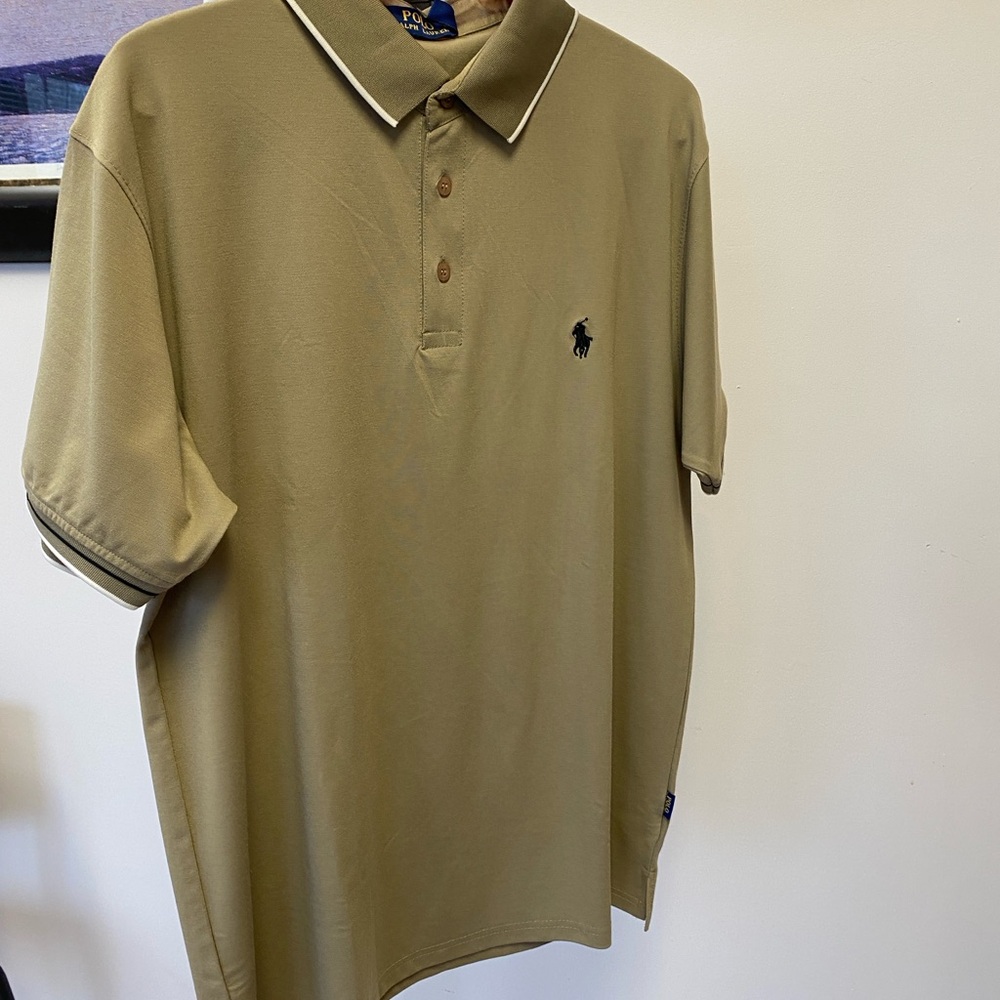 Polo by Ralph Lauren Men's Khaki Polo Shirt